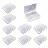 NyxSeat 8 Plastikkartenboxen, Transparente Kartenaufbewahrungsbox, Kleinteile-Aufbewahrungsbox Aus Kunststoff, Geeignet Für Bankkarten, Sammelkarten, Spielkarten