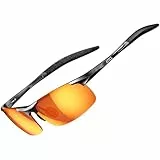 ATTCL Herren Polarisierte Treiber Glasses Sport Sonnenbrille Al-Mg Metallrahme Ultra leicht verspiegelt sonnenbrillen 8177