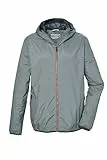 killtec Herren Funktionsjacke wasserdicht/Regenjacke mit Kapuze, packbar KOS 112 MN JCKT, blaugrau, XL, 42957-000