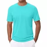 Generisch Herren Tee T-Shirt mit Rundhals-Ausschnitt | Herrenshirt Sommershirt Black Tshirt Men Vielseitig