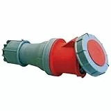 PCE CEE-Kupplung Power Twist, 5p 63A, rot, IP67
