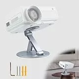 Eroshoo Beamer Halterung Ultrakompakt 180° Drehbar Faltbare Beamer Wandhalterung mit 1/4 Zoll Universalschraube Mini Beamer Ständer für Heimkino, Spielzimmer und Büro