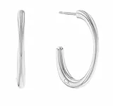 Calvin Klein Creolen für Damen Kollektion PLAYFUL ORGANIC SHAPES aus Edelstahl