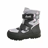 Lurchi Kinderschuhe Mädchen Winterstiefel Grau Freizeit, Schuhgröße:33 EU