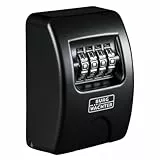 Burg Wächter Schlüsseltresor mit 4-stelligem Zahelncode für außen und innen, Sicher, Wandmontage, Key Safe 10 SB, Schwarz, KeySafe 10, Außen: 85x61x39mm (HxBxT)
