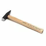 Hammer mit Gravur | 800 g | Vorder- & Rückseite mit Ihren eigenen Text gravieren lassen | Qualitätswerkzeug von Peddinghaus