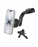 Belkin Kfz Ladegerät Kabellos, Handy Autohalterung mit Ladefunktion, MagSafe Kompatibel, USB-C-Kabel, Induktive Ladestation Auto für iPhone 17, Galaxy S25, Pixelsnap usw., Qi2 Schnellladen – Schwarz
