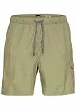 camel active Herren Quick Dry Beachshorts Grün, Menswear-XXL