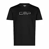 CMP Herren T-Shirt T-Shirt, Nero, 50, 39T7117P