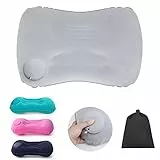 YOUXIU Aufblasbares Kissen, Camping Kissen, Reisekissen Handpresse Aufblasbar – Praktisches Kopfkissen zum Camping, Outdoor, Backpacking, für Auto, Flugzeug, Strand – Ideal Für Urlaub, Reise