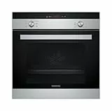 Siemens HB113FBS1 iQ100 Einbau-Elektro-Backofen / Edelstahl / A / Schnellaufheizung / 3D Heißluft Plus / Einfache Reinigung mit granit Glanz-Emaille