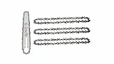 sylfloraya 6 Zoll Kettensäge Ketten, 3 Stück,0.043' Gauge, 1/4' LP Pitch, 36 Drive Links Passend für Mini-Kettensägen, für Garten Brennholz DIY Beschneiden von Ästen