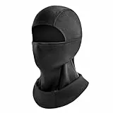 FEIKELUN Sturmhaube Motorrad Winter Skimaske Sturmmaske Fleece Balaclava Warm Gesichtshaube Winddicht Mütze Fahrrad Skifahren Snowboard Radfahren Herren Damen Schwarz