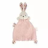 KALOO - K'Doux - Doudou Hase Mohnblume - Hellrosa - Mulltuch-Material - 20 cm - Ab Geburt, K969949