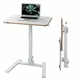 Leitz Ergo Klappbarer und höhenverstellbarer Schreibtisch, Kompaktes Stehpult mit Tragegriff, Ergonomischer Arbeitsplatz für das Home Office, Belastbar bis 20 kg, 65 x 48 cm, Weiß, 65880001