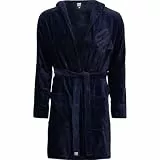Cristiano Ronaldo Herren Cr7 Men's Bathrobe Bademantel, Navy, XXL