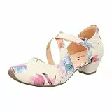 Think! Damen AIDA nachhaltige Riemchen Pumps, 9000 Ivory,39.5 EU