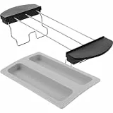 Cabilock Edelstahl Toastregal Toaster Ersatzteil Sandwichhalter Mit Deckel Faltbar Toaster Warming Rack Für Haushalt Küche Zubehör