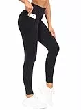 THE GYM PEOPLE Damen Sport Leggings, High Waist Leggings mit Bauchkontrolle, Lange Sporthose Fitnesshose Yoga Leggings für Damen Laufen, Wandern
