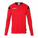 uhlsport Unisex Squad 27 Langarm Trikot, Rot/Schwarz, L EU