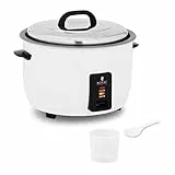 Royal Catering RCRK-13L Gastro Reiskocher Elektrisch Dampfkocher Reiskochtopf Gemüsegarer 13 L 1.950 W