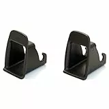 Aiuphing isofix einführhilfe, Unviersal Befestigungssysteme für Autositze, Schwarz (2 Stücke Schwarz)