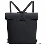 Reiseresa Rucksack Damen Herren Anti Diebstahl Rucksack Wasserdicht Laptop Rucksack für Uni Reisen Arbeit Schul, Schwarz