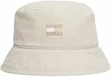 Tommy Jeans Damen Tjw Heritage Canvas Bucket Hat Aw0Aw17581 Schlapphut, Beige (Newsprint), One Size