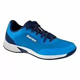 Kempa Unisex Kourtfly Three Sport-Schuhe, blau/weiß, 48 EU