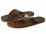 Hurley Herren One and Only Leather Sandale Flipflop, Marrón, 45 EU
