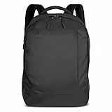 bugatti Mare Basic Rucksack M Unisex, Reise-Rucksack mittelgroß, Business-Daypack 15', schwarz