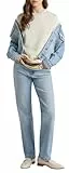 United Colors of Benetton Damen Pantalone 41tbde00j Hose, blau, 27