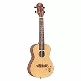 Ortega Guitars Konzert Ukulele Akustisch – Bonfire Series – Fichte, Sapele, Natur (RU5)