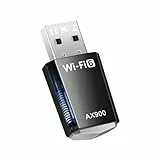 RUIZHI WiFi 6 WLAN Stick für PC, AX900Mbs Dual Band Internet Stick (5,8Ghz/2,4Ghz), Free Drive WiFi Adapter WLAN USB-Adapter für PC/Desktop/Laptop Win10/11 (wifi6（no Bluetooth）)