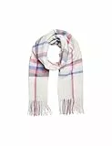 VERO MODA VMELLEN Woven Scarf GA NOOS Schal, Birch/Detail:SURF The W/Magenta/Dutch CA/Asphalt, ONE Size