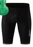 Gonso Herren Sitivo M Fahrradhose, Black / Bright Green, L EU