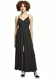Urban Classics Damen Jumpsuit Ladies Modal Spaghetti Jumpsuit Black M