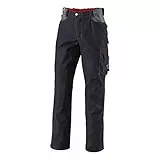 BP Workwear 1788-555-32 Arbeitshose - Gummizug im Rücken - Bundfalten - Normale Passform - Größe: 52n - Farbe: schwarz/dunkelgrau