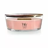 WoodWick ellipsenförmige Duftkerze mit knisterndem Docht | Coastal Sunset | Brenndauer bis zu 50 Stunden