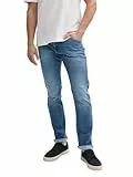 Tom Tailor TTJOSH Regular Slim Jeans, Used Light Stone Blue Denim, 32/32