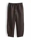 OPUS Damen City Pants | MYHA Glow Relaxed City Pants aus Leinen Mix Affogato, 38