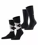 Burlington Herren Socken Everyday Mix Multipack M So Baumwolle gemustert 2 Paar, Schwarz Black 3000, 40-46