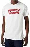 Levi's Herren Graphic Set-In Neck T-Shirt, Batwing Logo, White, L
