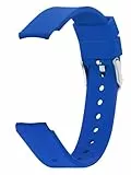 Alienwork Uhrenarmband Silikon-Armband Blau Federsteg mit Schnellverschluss Silikon Leicht Weich Wasserdicht