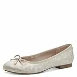 MARCO TOZZI Damen Ballerinas mit Schleife Vegan, Mehrfarbig (Leo White), 41 EU