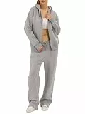 Redbridge Jogginganzug Zweiteiliges Sweat Set mit Zip Hoodie und Hose Bequemer Trainingsanzug für Freizeit Sport und Loungewear Grau M