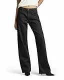 G-STAR Damen Judee Low Waist Loose Jeans Schwarz (Pitch Black D22889-B479-A810) 30W / 30L