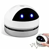 Sporgo Mini Tischstaubsauger: Tragbar Kabellos Mini Staubsauger, USB Wiederaufladbar Tischstaubsauger, Hohe Saugleistung Mini Tischsauger Schreibtisch für Deskto Reinigung Krümel, Haushalt, Büro (B)