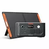 Jackery E500 V2 mit 100W Solarpanel, Tragbare Powerstation & Solargenerator für Camping, Wohnmobil & Notfälle, 512Wh, 500W Dauerleistung, LiFePO4 Akku 6000 Zyklen, 0-80% in nur 52 Minuten