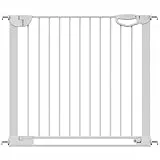 Geuther Türschutzgitter Easylock Flatstep Weiß I Treppenschutzgitter zum Klemmen oder Bohren I Breite 90-97 cm I Türschutz für Ihr Baby & Haustier I Kinderschutzgitter beidseitig öffnend